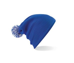 Beechfield BF450 - Trendy Two-Tone Pompom Winter Beanie