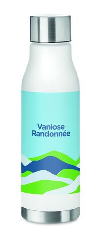 GLACIER RPET RPET Eco-Friendly 600ml Leak-Free RPET Water Bottle - GiftRetail MO6237