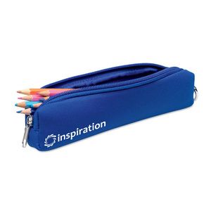 IRIS Compact Foam Pencil Case with Carabiner Clip - GiftRetail MO8176