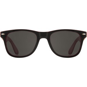EgotierPro 100500 - Sun Ray sunglasses with two coloured tones Red / Solid black