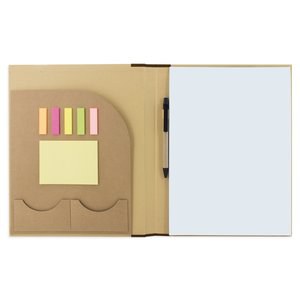 Claps 62093 - Cardboard A4 Portfolio with Elastic Closure and Accessories