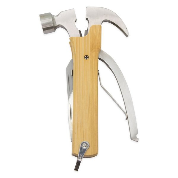 Claps 71049 - Versatile Bamboo Handle Multi-Tool Hammer