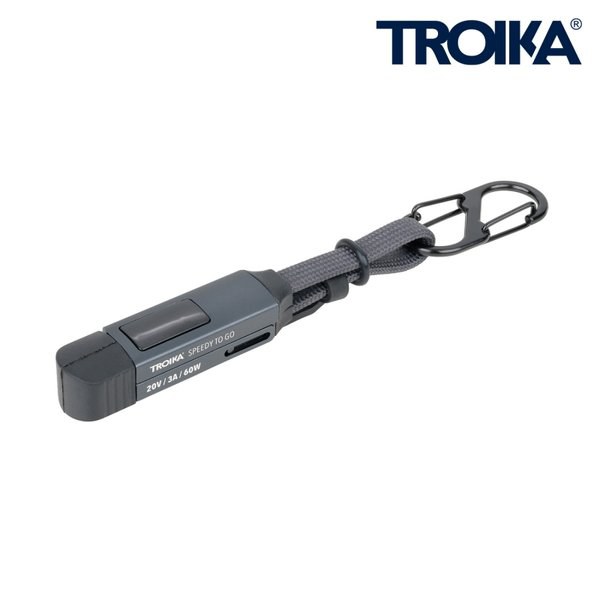 TROIKA CBL60 - High-Speed Charging Keychain with USB-C