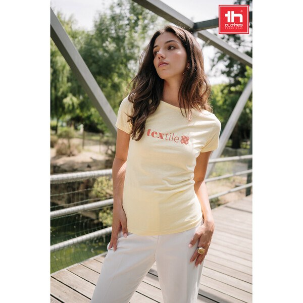 TH Clothes 30106 - Katoenen dames-T-shirt met riem
