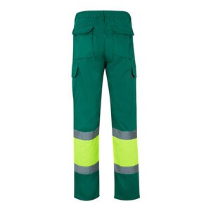 Velilla 36054 - Tweekleurige keperbroek met meerdere zakken (210g/m²), van katoen (20%) en polyester (80%)