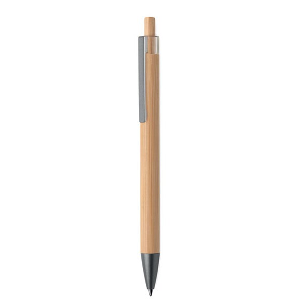ITEA Push button bamboo pen - GiftRetail MO2595