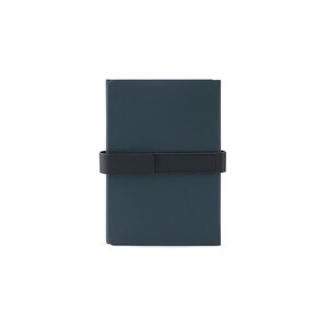 A5 notepad in PU (50% recycled) with two blocks: lined pages and plain pages - Egotier 93654