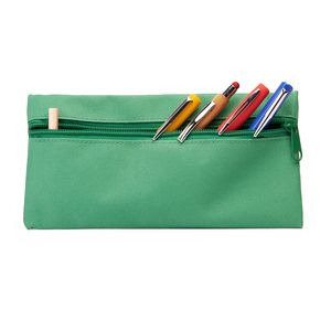 COLINA Plain colour pencil case with matching metal zipper