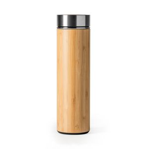 KINATA 304 stainless steel double-walled thermos with extra removable tea infuser - EgotierPro MD4032