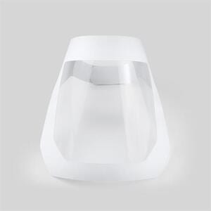 KEPLER Gelaatsscherm van wit gelamineerd karton en PET - EgotierPro SA9916