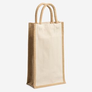 LOIRE Laminated jute and cotton bag - EgotierPro BO7613