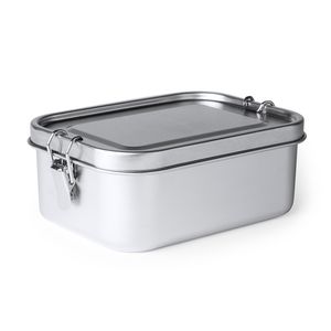 BRENA 304 stainless steel lunch box with safety locking system with side buckles - EgotierPro FI4069