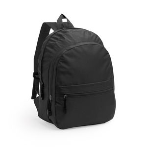 WILDE 600D polyester backpack with two main compartments and a front pocket - EgotierPro MO7174
