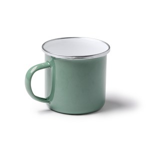 CARDIF Retro-style enameled metal mug