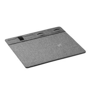 Stamina AL3038 - DEMAR Mouse pad in RPET with in-built 10W wireless charger