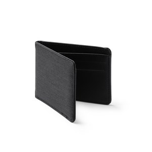 BEUNER Card/note wallet in heather design RPET polyester with RFID protection - EgotierPro MN1345