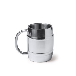 Stamina TZ1356 - DUNKEL Double-walled 304 stainless steel beer mug with brushed finish