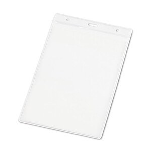 Vertical badge holder in PVC - Egotier 93359