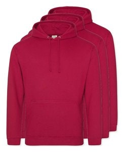 Pak van 3 AWDis Just Hoods JH001 - Stijlvolle Unisex Hoodie voor Elke Dag