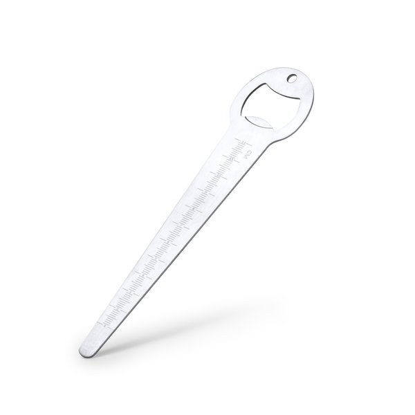 SOLTER Zaaddieptemeter met opener gemaakt van gerecycled 304 roestvrijstaal