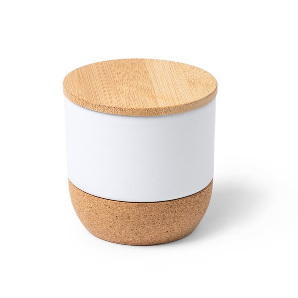 SILKEN Scented candle with ceramic recipient