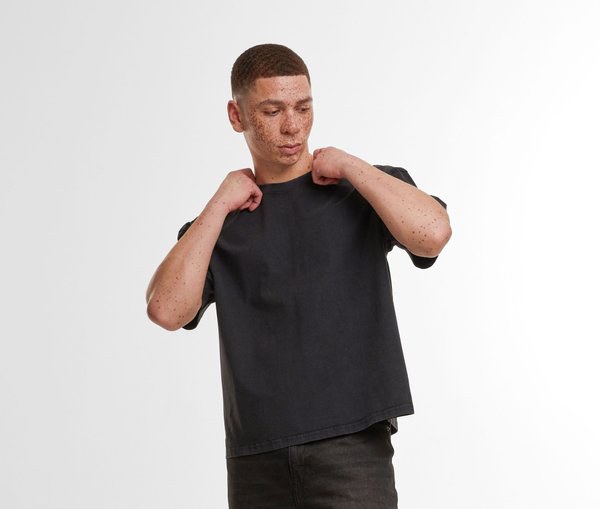 Oversized vintage kort t-shirt