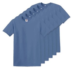 Pak van 60 Fruit of the Loom SC220 - Comfortabele Fruit of the Loom T-shirt