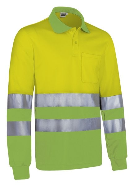 Hi-Vis poloshirt met lange mouwen SNAKE