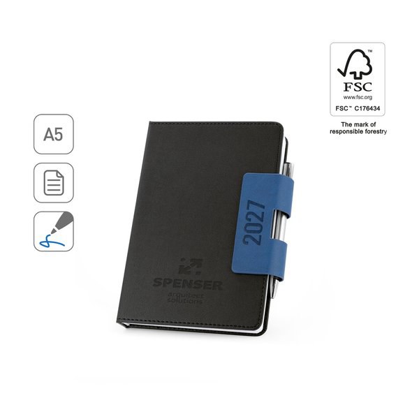 A5 diary with a PU hardcover