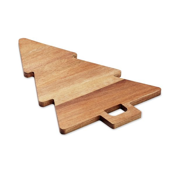 ARBETO Acacia serving board Xmas tree - GiftRetail CX1593