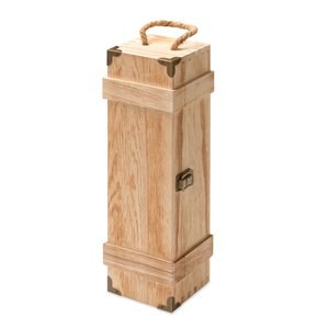 VINBOX + Wijncadeaukist paulowniahout - GiftRetail MO3121