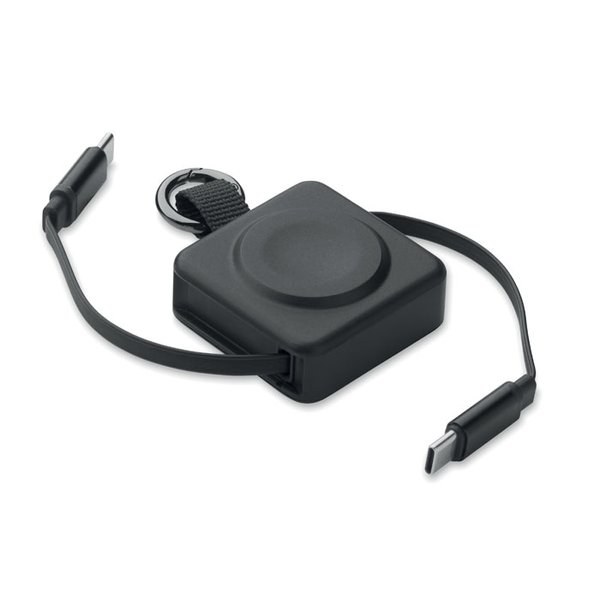 SKILFUL Retractable 100W USB-C cable - GiftRetail MO3145