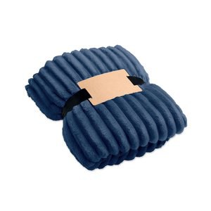 NIEVE RPET fleece striped blanket - GiftRetail MO3184