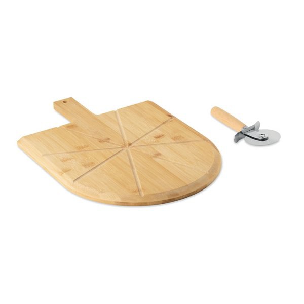 NAPOLITANA Bamboe pizzabord & snijder