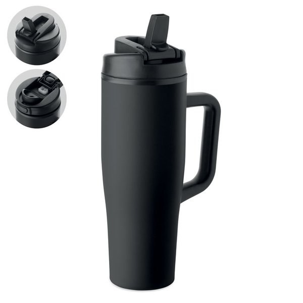 ATLANTA Dubbelwandige beker 900ml - GiftRetail MO3213